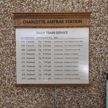 Amtrak - All trains from Charlotte - Public Transportation Near Me - Charlotte, North Carolina Amtrak - All trains from Charlotte - Public Transportation Near Me - Charlotte, North Carolina