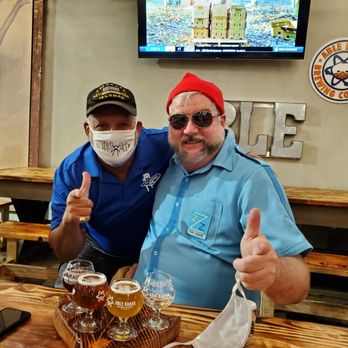Able Baker Brewing - Our Fearless Leader Steve Zissou and his sidekick! - Brewpubs Near Me - Las Vegas, Nevada
