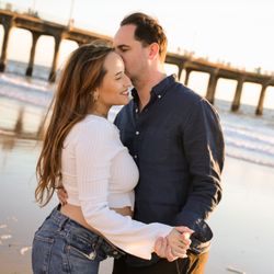 Maternity & Newborn Photography By Yaz - Sunset Manhattan beach pregnancy photo session