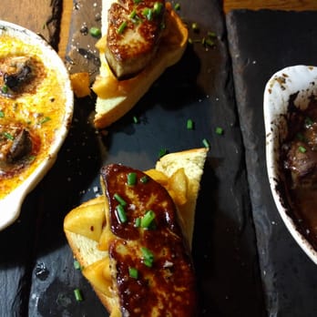 L'Escargot - Foie gras with caramelized apples - Wine Bars Near Me - Carcassonne, 11