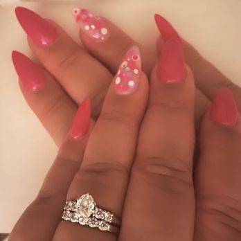 Creative Nails & Spa - Confetti accent nail - Nail Salons Near Me - West Covina, California