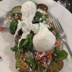 Rhodes Resto+ Bar - Avocado toast with poached eggs
