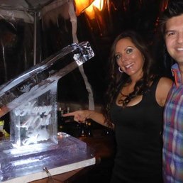 The perfect ice luge for a 40th birthday party The perfect ice luge for a 40th birthday party