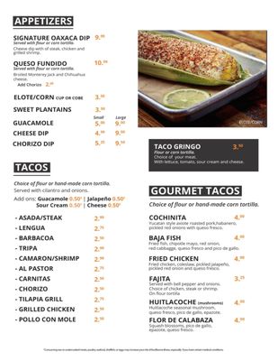 Menu photo 7 Oaxaca Tacos And Tequila Bar Lawrenceville, GA Menu photo 7 Oaxaca Tacos And Tequila Bar Lawrenceville, GA