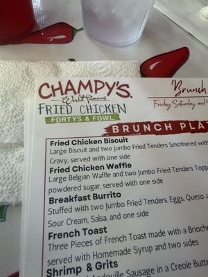 Menu photo 1 Champy's Chicken Nashville, TN