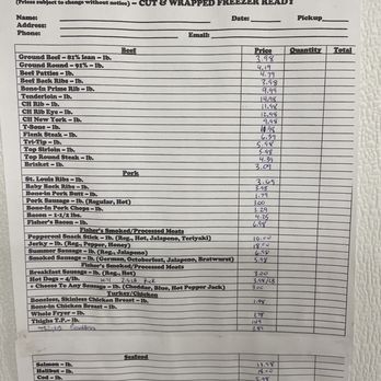 Fisher's Red Rock Meat - Price list! Call in your order and we will have it ready for you! - Meat Shops Near Me - Powell Butte, Oregon Fisher's Red Rock Meat - Price list! Call in your order and we will have it ready for you! - Meat Shops Near Me - Powell Butte, Oregon