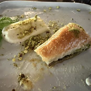 Ave Modern Mediterranean - Post first bite Baklava and Turkish ice cream - Mediterranean Near Me - Fort Worth, Texas Ave Modern Mediterranean - Post first bite Baklava and Turkish ice cream - Mediterranean Near Me - Fort Worth, Texas