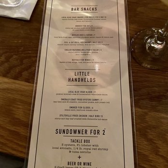 Stiltsville Fish Bar - Happy hour menu (as of December 2022) - Seafood Near Me - Miami Beach, Florida Stiltsville Fish Bar - Happy hour menu (as of December 2022) - Seafood Near Me - Miami Beach, Florida