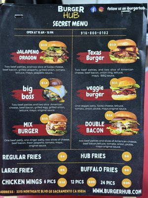 Menu photo 4 Burger Hub Sacramento, CA Menu photo 4 Burger Hub Sacramento, CA