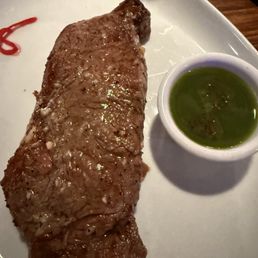 NY Steak with "Chimichurri" NY Steak with "Chimichurri"
