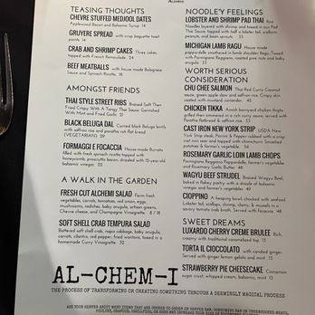 Alchemi - Food menu - American Near Me - Royal Oak, Michigan Alchemi - Food menu - American Near Me - Royal Oak, Michigan