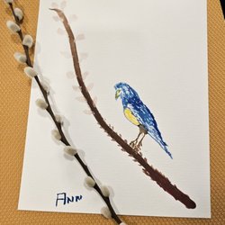 Silverado Rolling Hills Memory Care Community - Mental stimulation task - find two items in the activities room and create a painting.