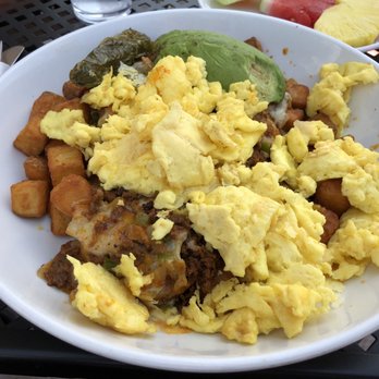 Scrambled - Chorizo Bowl - huge portion and delish! - Breakfast & Brunch Near Me - Henderson, Nevada Scrambled - Chorizo Bowl - huge portion and delish! - Breakfast & Brunch Near Me - Henderson, Nevada