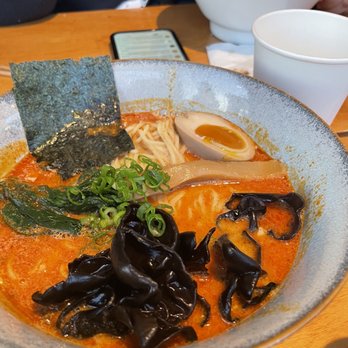 Menya Hosaki - Vegetarian Shoyu with Hard Boiled Egg - Ramen Near Me - Washington, DC, District of Columbia