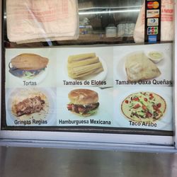 Payment accepted and more menu items