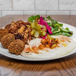 Layla's Falafel - Caulifalafel Platter