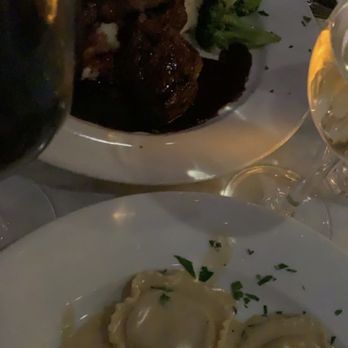 Baldoria - Rack of Lamb, and Eggplant Ravioli. (Special menu items) - Italian Near Me - Long Beach, New York