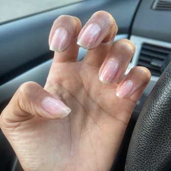 Nails Nails - Pointer is not clean under - Nail Salons Near Me - Los Angeles, California