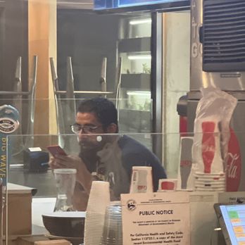 Bricks and Birch - Employee not serving food and closed early. Just now 11:45. - Salad Near Me - Riverside, California
