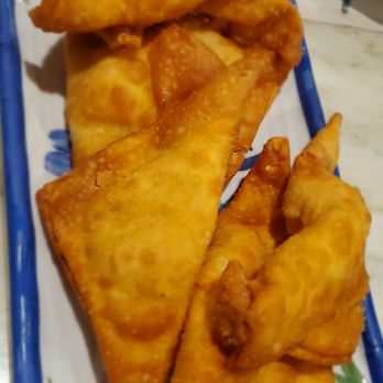 Lucky Panda - Crab Rangoon has onions so if you're used to the usual all cream cheese this isnt it. These are great and totally worth the try! - Chinese Near Me - Aurora, Illinois