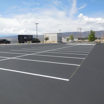Sierra Maintenance - A large commercial parking lot, sealed and striped. - Masonry/Concrete Near Me - Reno, Nevada Sierra Maintenance - A large commercial parking lot, sealed and striped. - Masonry/Concrete Near Me - Reno, Nevada