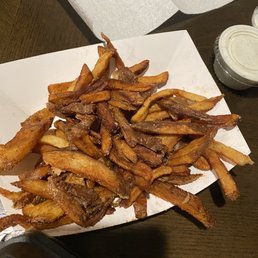 Extra well done fries that I didn't ask for