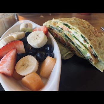 Maria's Brunch - Abuela's Quesadilla w/ fresh fruit on the side . Super delicious! - Breakfast & Brunch Near Me - Metuchen, New Jersey Maria's Brunch - Abuela's Quesadilla w/ fresh fruit on the side . Super delicious! - Breakfast & Brunch Near Me - Metuchen, New Jersey