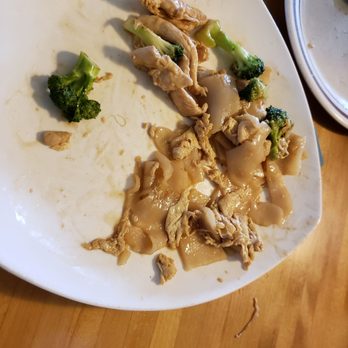 Little Saigon - (Partially eaten) pad se lew chicken - Thai Near Me - Springfield, Illinois