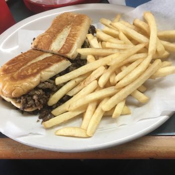 El Paraiso - Phillycheese steak with fries - Mexican Near Me - Somerset, Texas El Paraiso - Phillycheese steak with fries - Mexican Near Me - Somerset, Texas