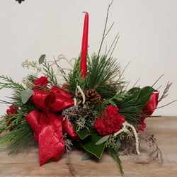 Katelyn's Flower Barn - Christmas centerpiece