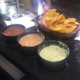 Salsas. Green was the best. Salsas. Green was the best.