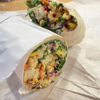 Just Salad - Honey Crispy Chicken Wrap - Salad Near Me - New York, New York Just Salad - Honey Crispy Chicken Wrap - Salad Near Me - New York, New York