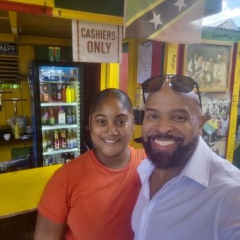 Sunshine Grill - Daniella the server and I - Bars Near Me - St Kitts, SA Sunshine Grill - Daniella the server and I - Bars Near Me - St Kitts, SA
