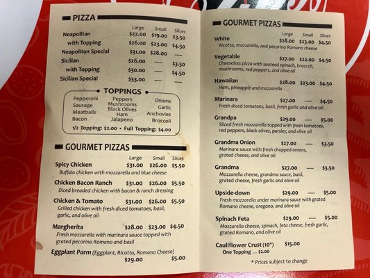Menu photo 1 VIPizza Bayside, NY