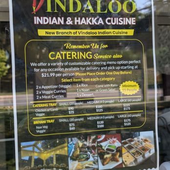 Vindaloo Indian Cuisine - Ellesmere - Catering details - Indian Near Me - Toronto, Ontario