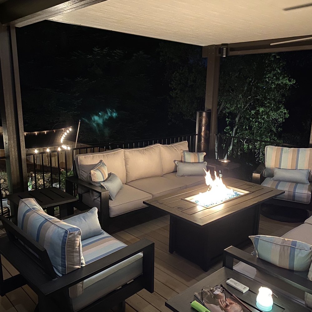 Patio Resort Lifestyles - Couches, chairs and fire table - Outdoor Furniture Stores Near Me - Temecula, California Patio Resort Lifestyles - Couches, chairs and fire table - Outdoor Furniture Stores Near Me - Temecula, California