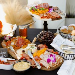 Heidi's Events and Catering - Welcome your guests with a stunning charcuterie spread. Can you tell we're obsessed?