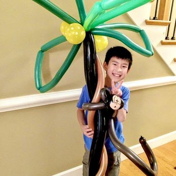 Amy's Artistic Expressions - Amy Jean's monkey on a palm tree balloon design is a crowd pleaser! - Face Painting Near Me Amy's Artistic Expressions - Amy Jean's monkey on a palm tree balloon design is a crowd pleaser! - Face Painting Near Me