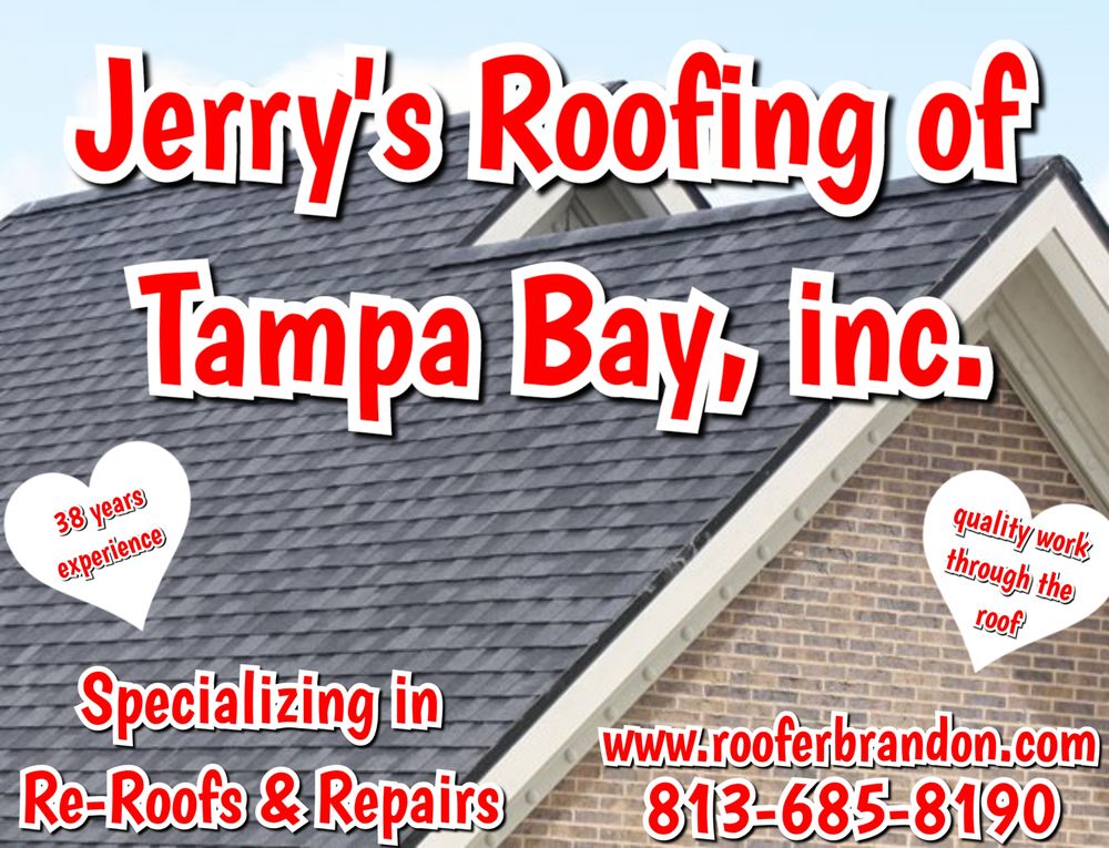 Slide of Jerry's Roofing Of Tampa Bay