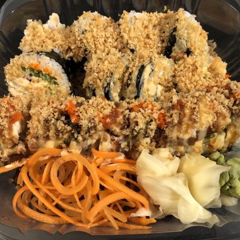 Hom Mali - J210. Crunchy Spicy Tako Roll and J204. Super Dragon Roll - Thai Near Me - Chicago, Illinois Hom Mali - J210. Crunchy Spicy Tako Roll and J204. Super Dragon Roll - Thai Near Me - Chicago, Illinois