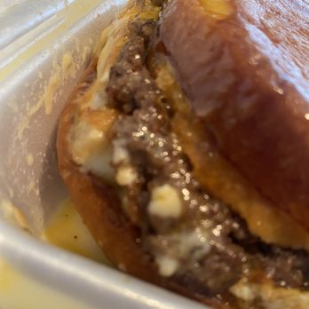 The Waffle Bus - Big Cheezy (Brioche Bun) - Sandwiches Near Me - Houston, Texas