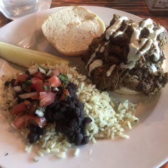 Blue Moon Beach Grill - The BBQ had the perfect combo of jerk and cilantro ranch sauce. Great lunch! - Seafood Near Me - Nags Head, North Carolina