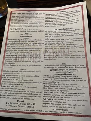 Menu photo 1 Infinity Hall/ Sidebar Fraser, MI
