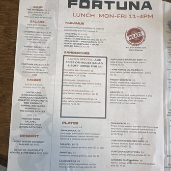 Fortuna - Middle Eastern Near Me - New York, New York