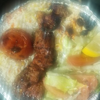 Fresh Kabob - Kabob & Hummus Bowl OR Build Your Own Kabob Plate I ordered lamb - Mediterranean Near Me - Las Vegas, Nevada