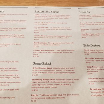 Pa Mas - Menu, December 2021. - Mexican Near Me - Omaha, Nebraska