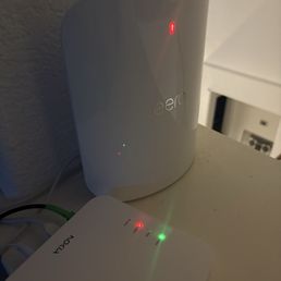 Red = no internet