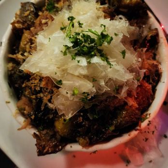 Paella Bar - Roasted brussel sprouts and manchego - Tapas Bars Near Me - Poulsbo, Washington Paella Bar - Roasted brussel sprouts and manchego - Tapas Bars Near Me - Poulsbo, Washington
