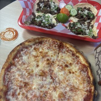 Tacos Monarca - Small cheese pizza, Tacos de Asada - Mexican Near Me - Gettysburg, Pennsylvania