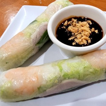 Saigon Pho - Fresh spring roll...peanut dipping sauce is robust with flavor! - Vietnamese Near Me - Raleigh, North Carolina Saigon Pho - Fresh spring roll...peanut dipping sauce is robust with flavor! - Vietnamese Near Me - Raleigh, North Carolina